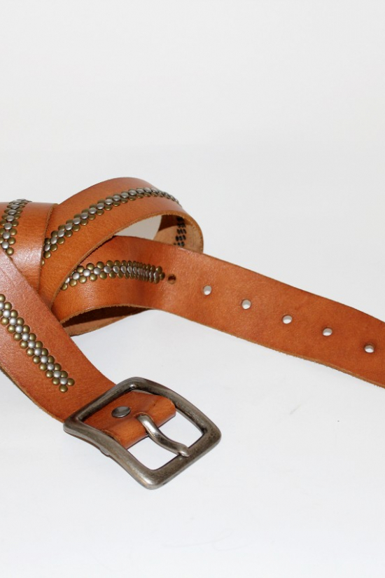 Replay leather belt - cognac