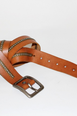 Replay leather belt - cognac